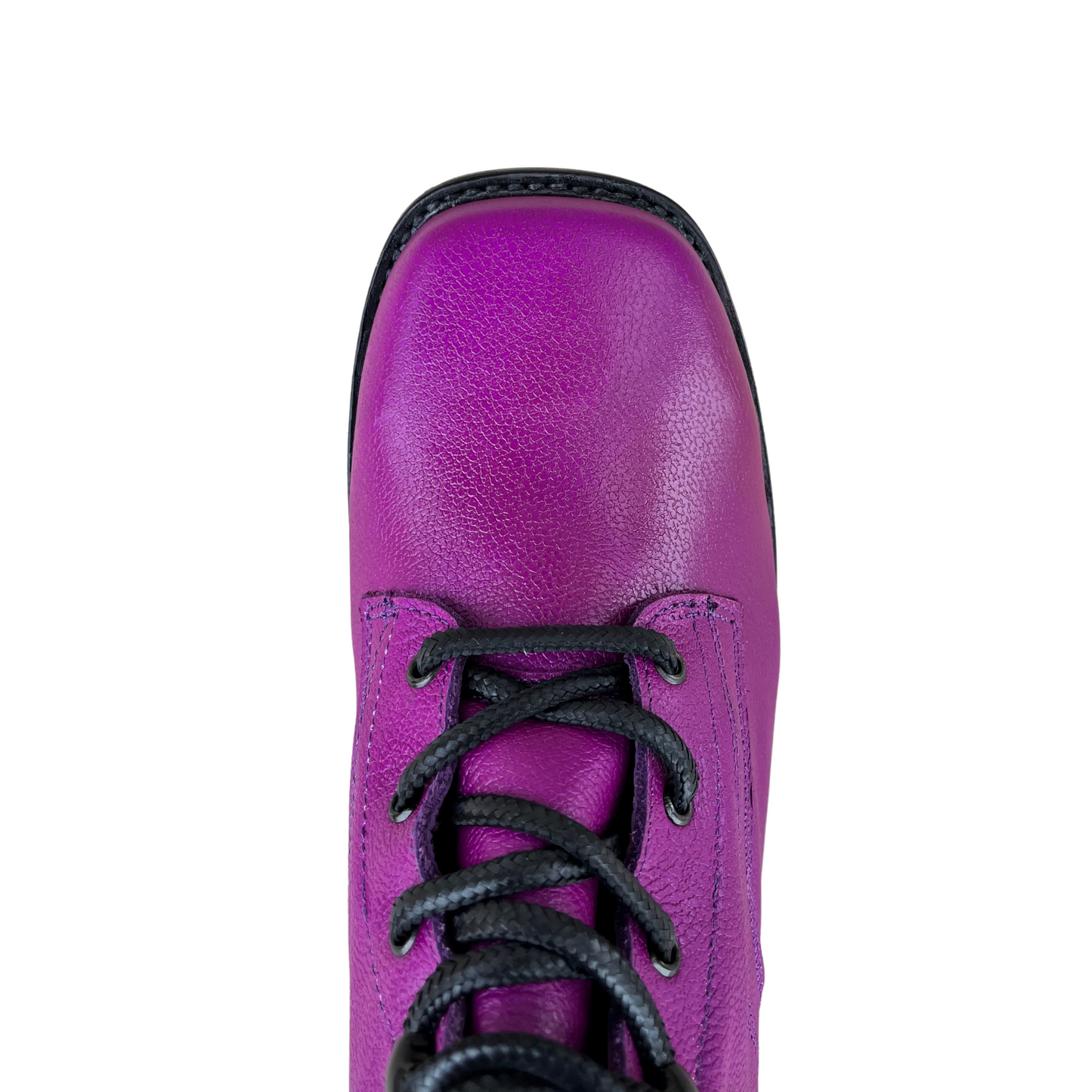Women’s Purple Lace-Up Boots
