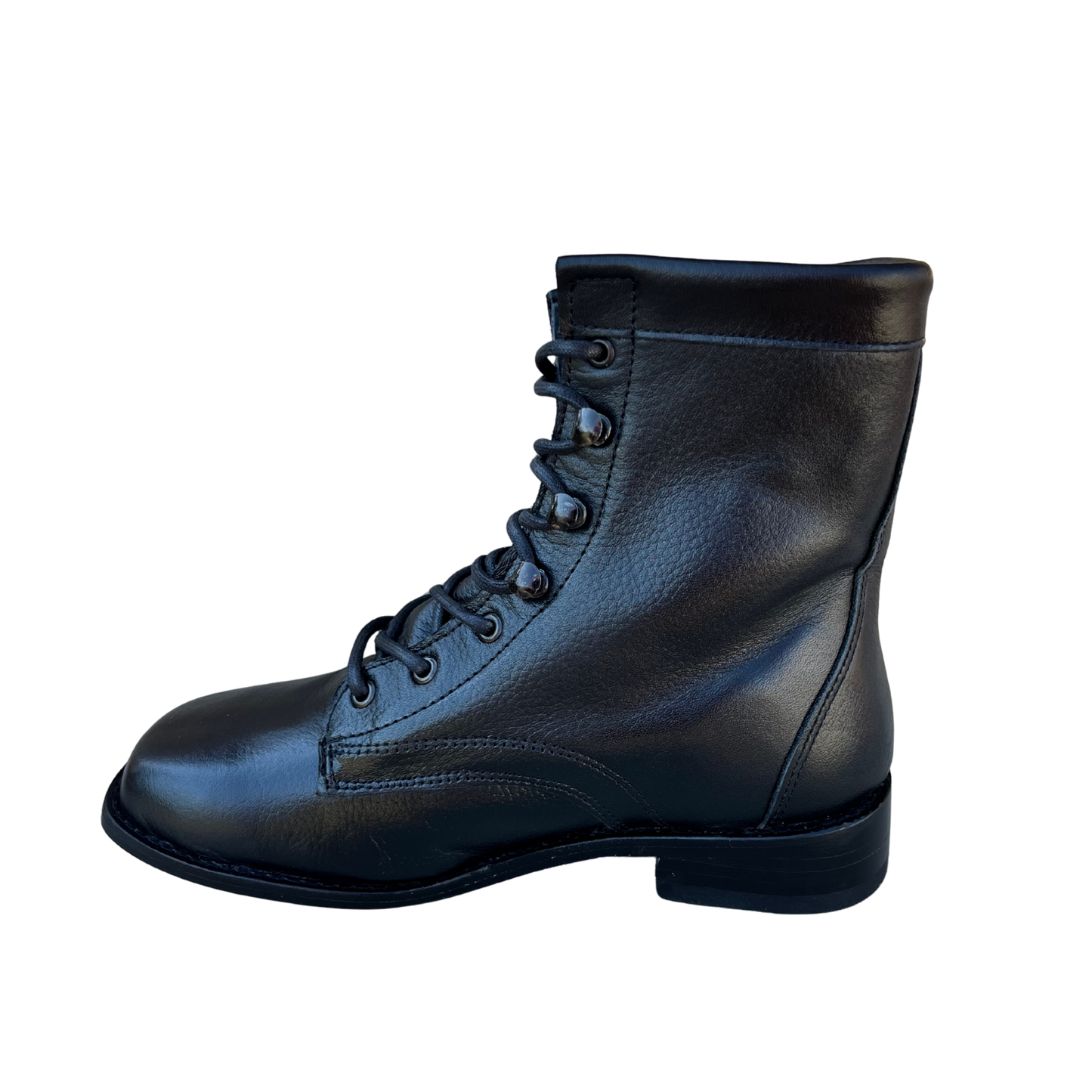 Youth’s Black Lace-Up Boots