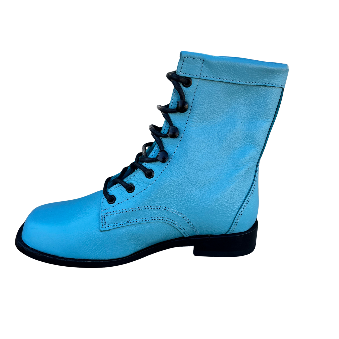 Youth’s Turquoise Lace-Up Boots