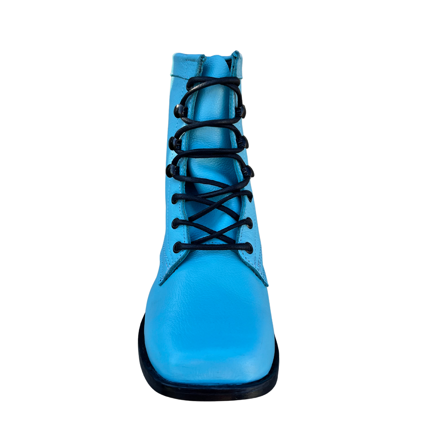 Youth’s Turquoise Lace-Up Boots