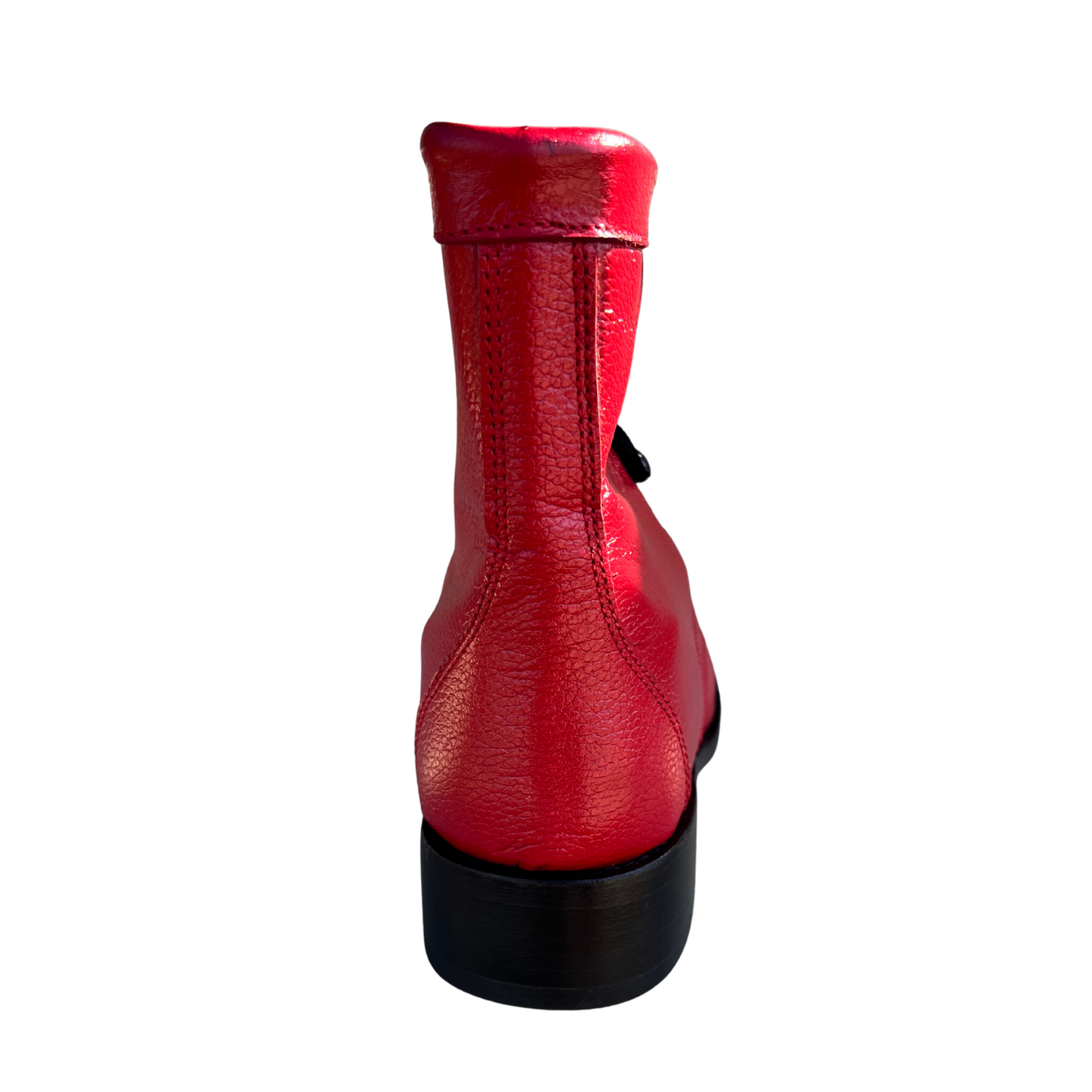 Women’s Red Lace-Up Boots