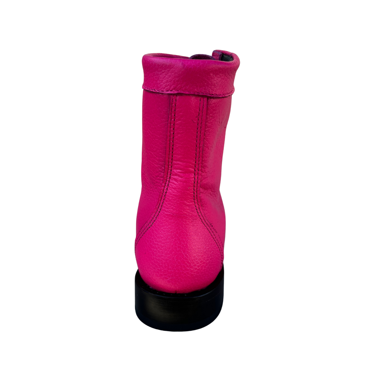 Youth’s Hot Pink Lace-Up Boots