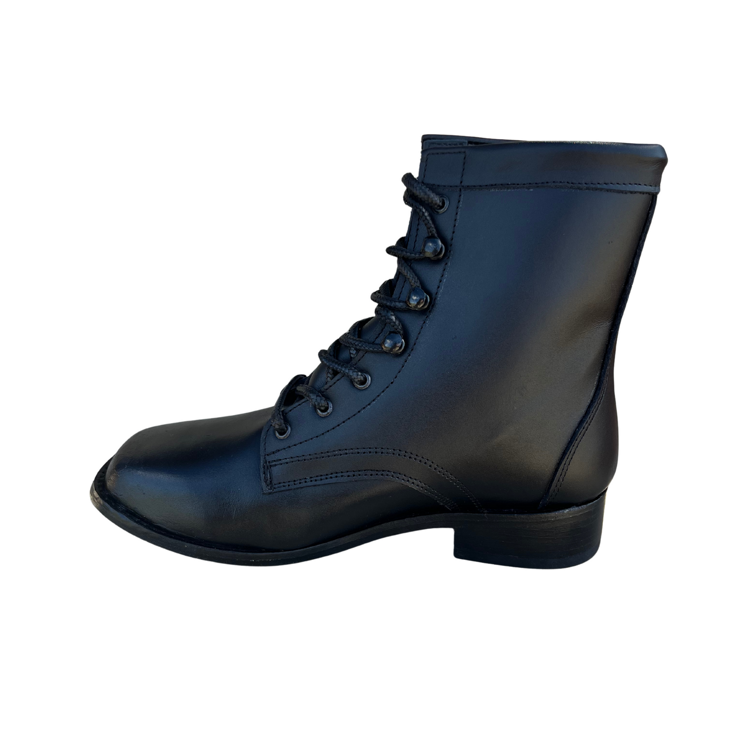 Women’s Black Lace-Up Boots