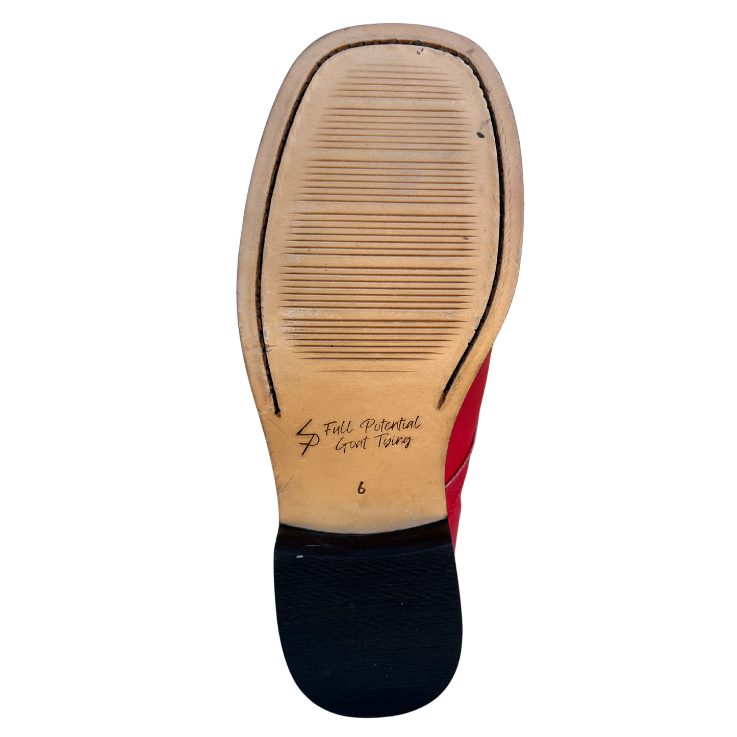 Women’s Red Lace-Up Boots