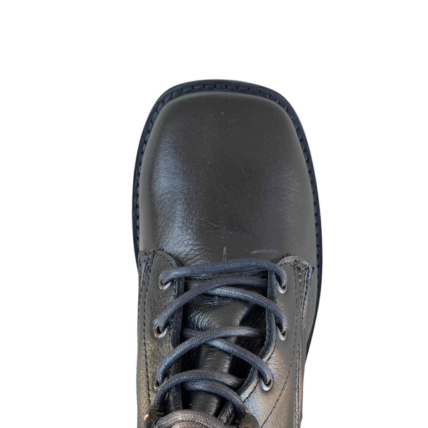 Youth’s Black Lace-Up Boots