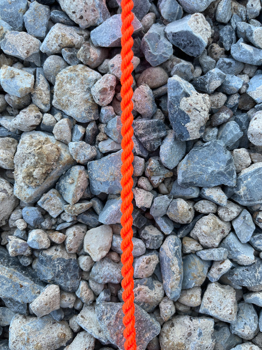 2-Ply Neon Orange Slim Goat String