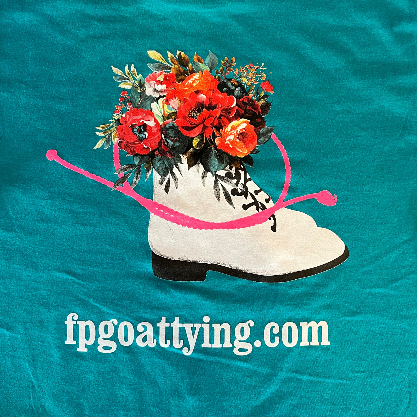 Turquoise FP Goat Tying Tee