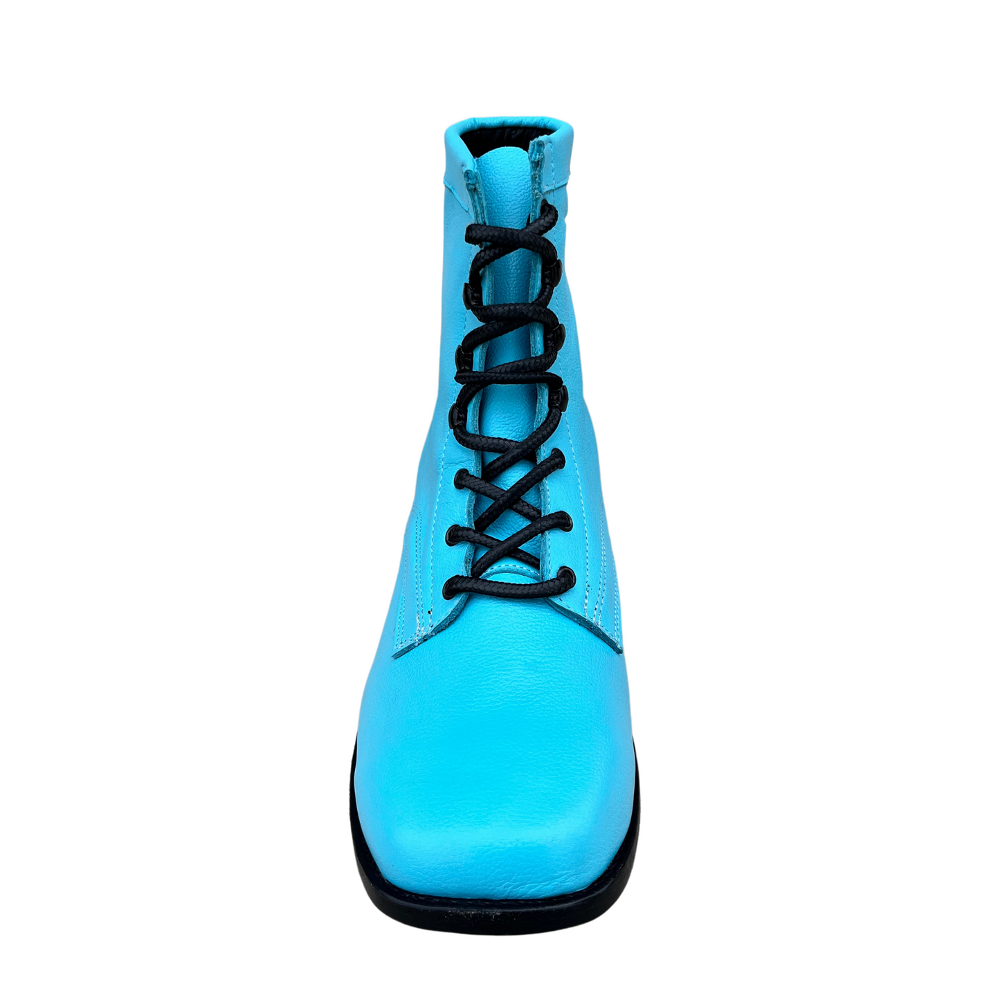 Women’s Turquoise Lace-Up Boots