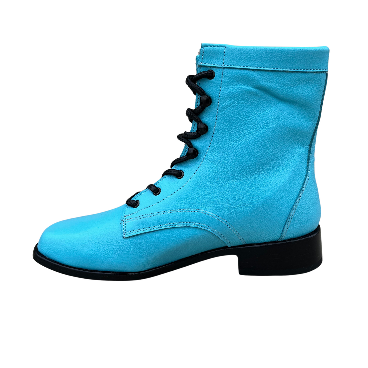 Women’s Turquoise Lace-Up Boots