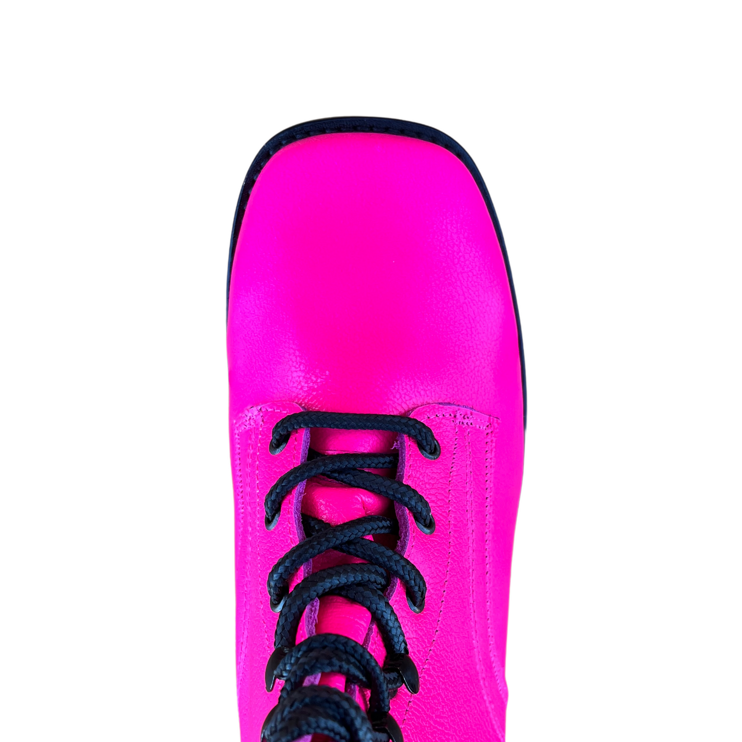 Women’s Pink Lace-Up Boots